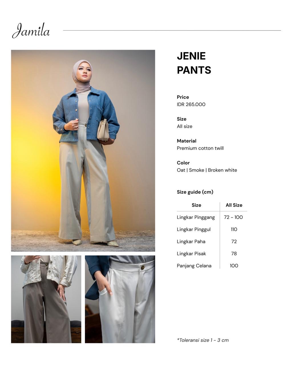 Jenie pants smoke
