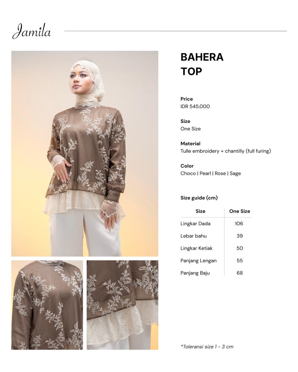 Bahera top choco