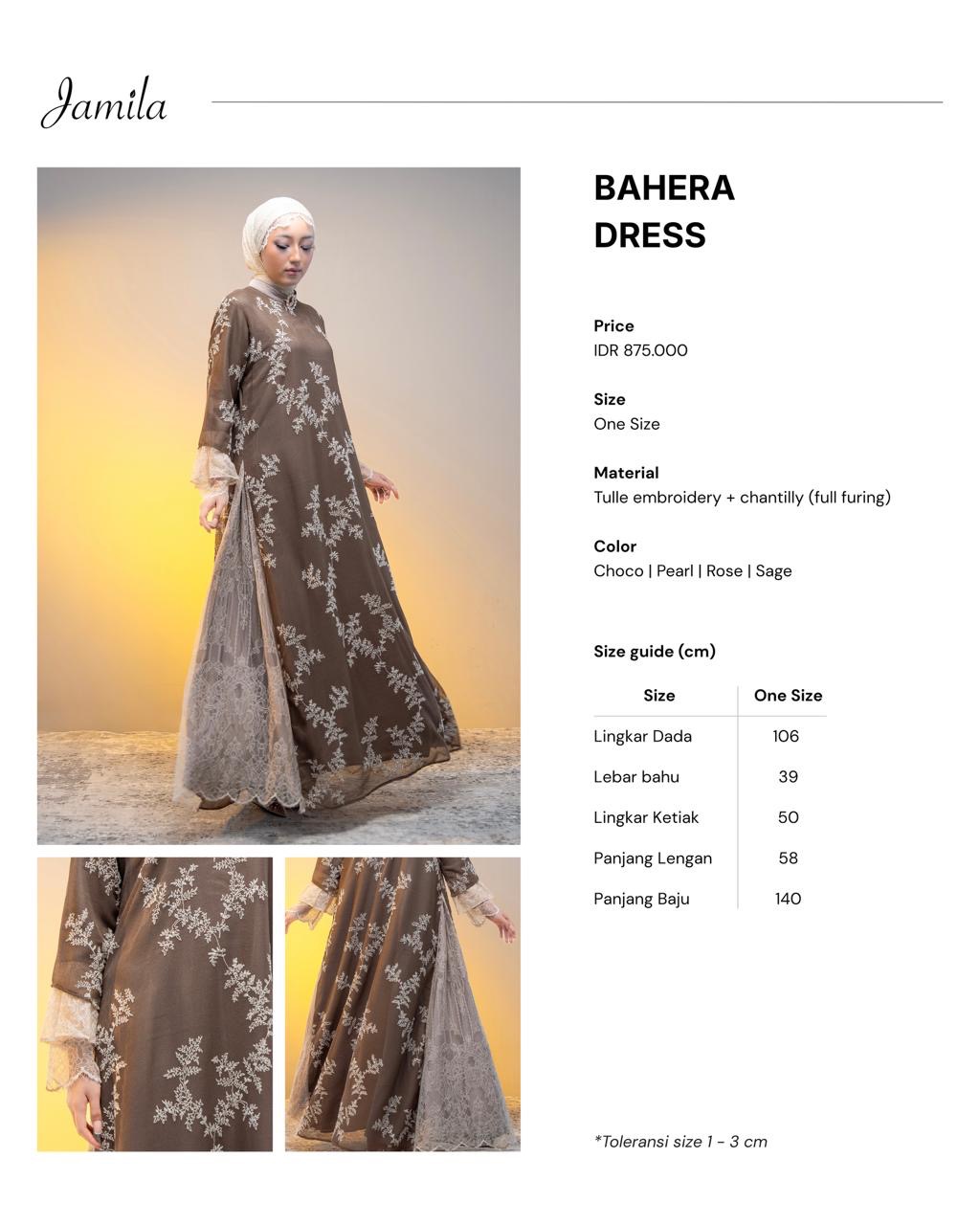 Bahera dress Choco