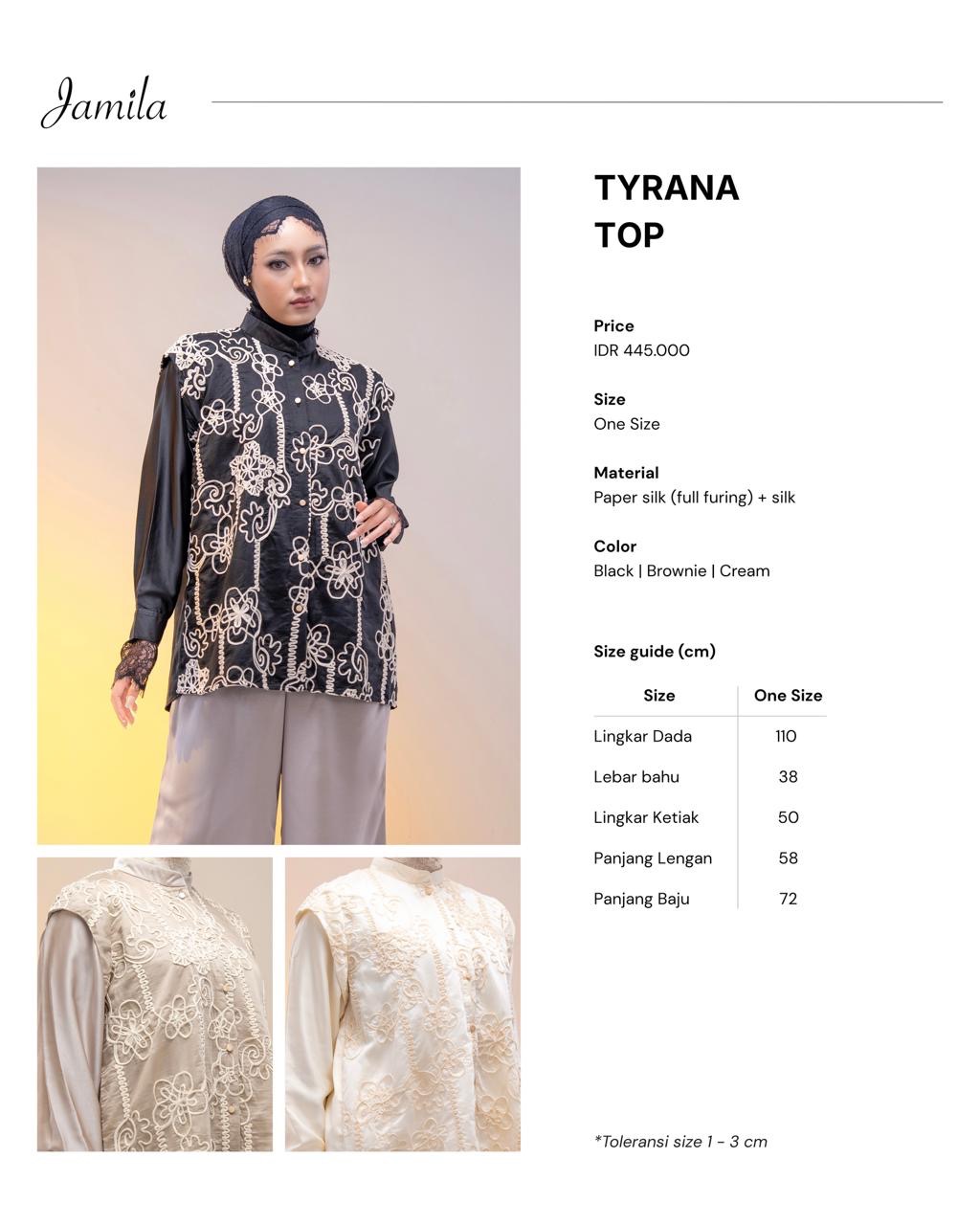 Tyrana top cream