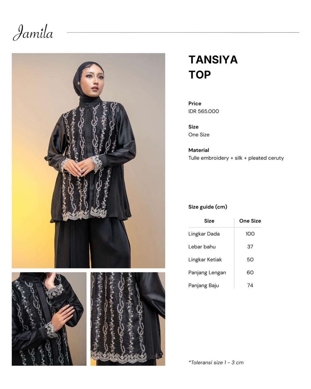 Tansiya top