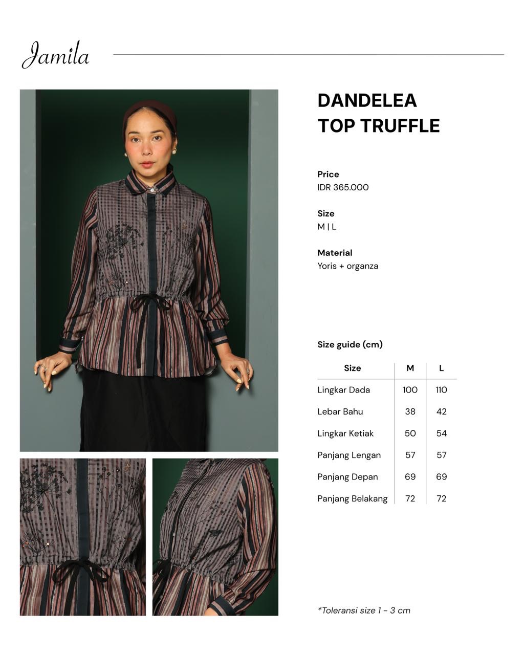 Dandelea top truffle