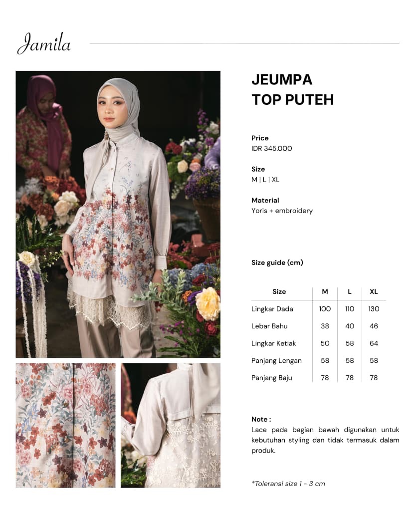 Jeumpa Top Puteh