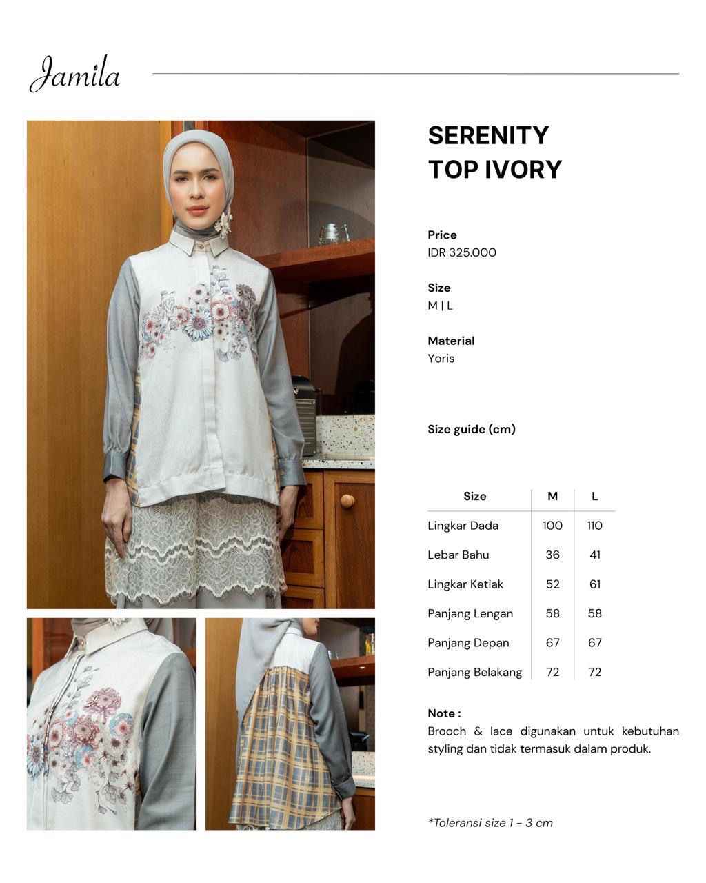 Serenity Top Ivory 