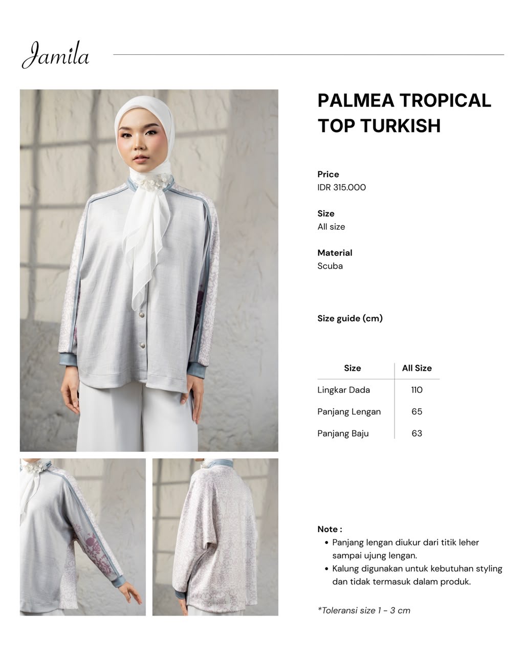 Palmea Tropical Top Turkish