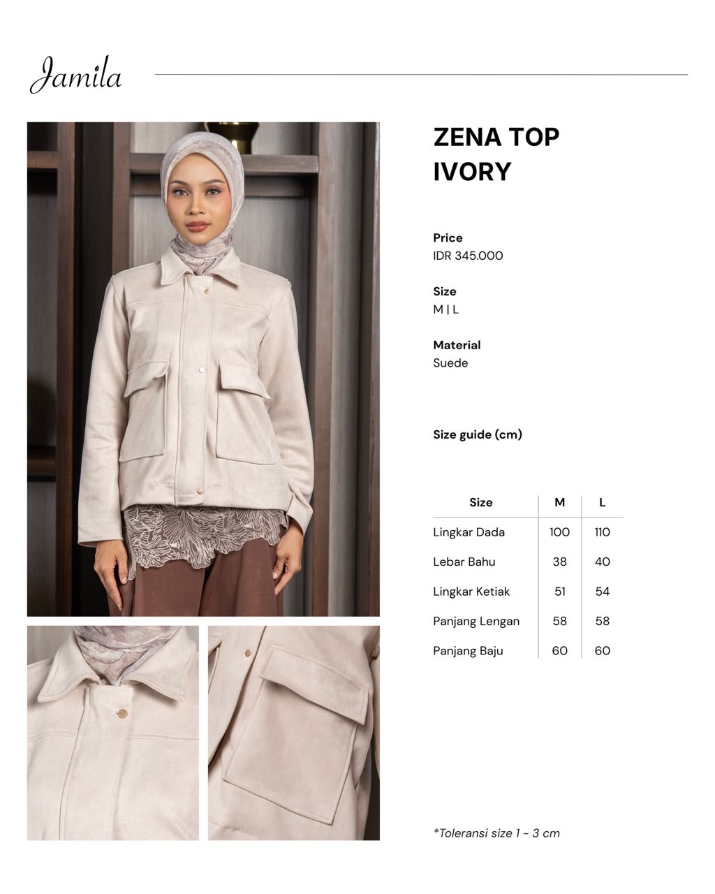 Zena Top Ivory