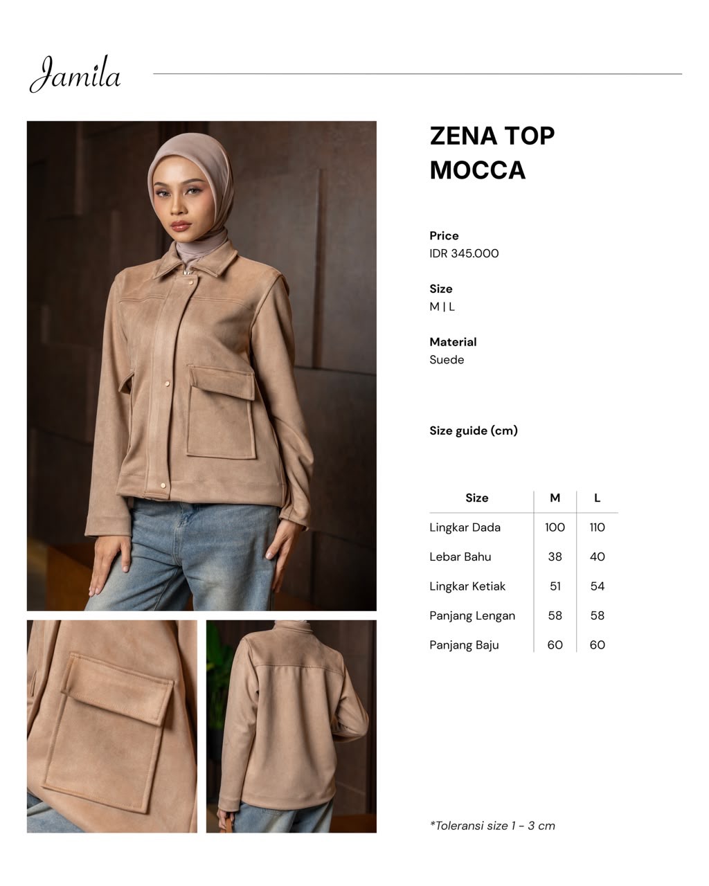 Zena Top Mocca