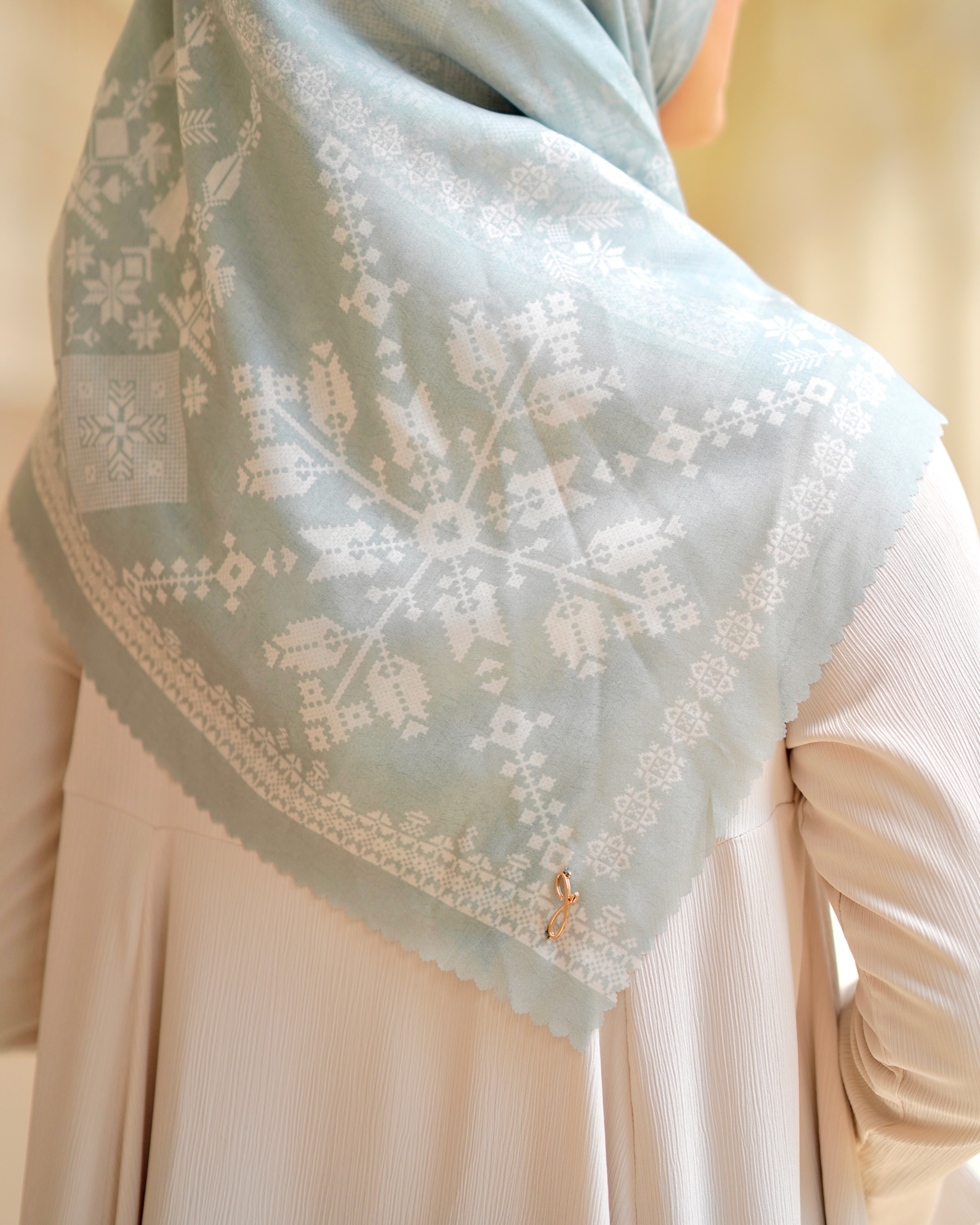 Venice Scarf Green