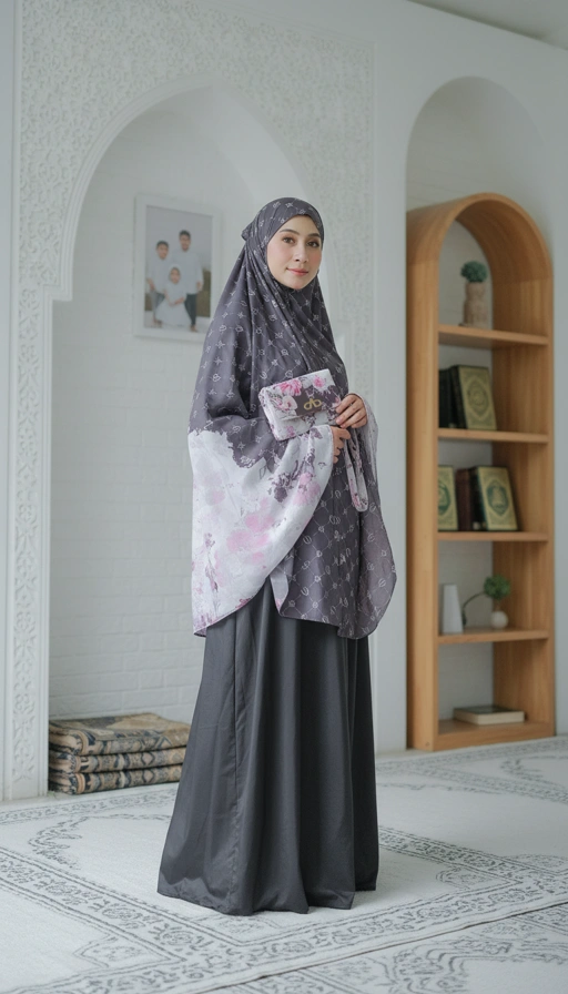 Image of ARaya On The Go Travel Mukena (Printed)