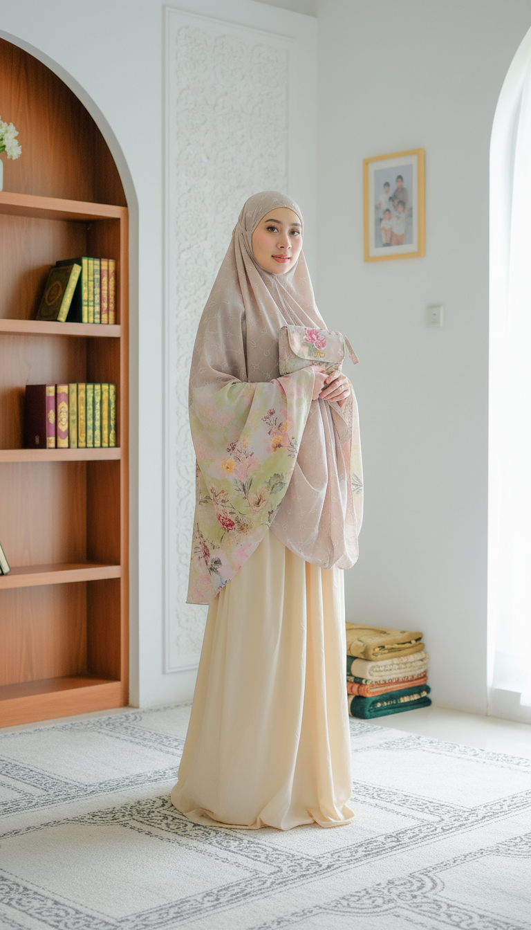 ARaya On The Go Travel Mukena (Printed)