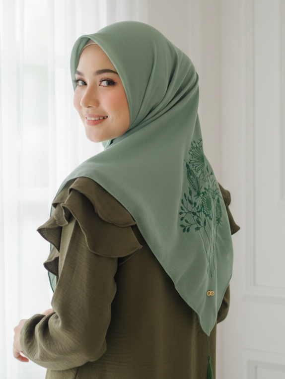 Hampers Embroidered Scarf
