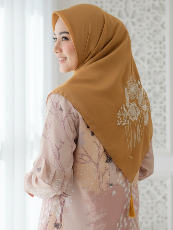 Hampers Embroidered Scarf