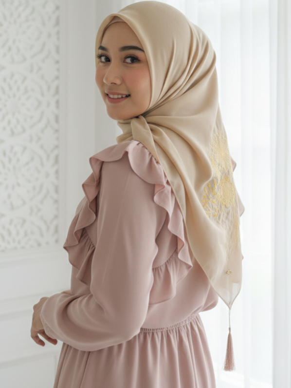 Hampers Embroidered Scarf