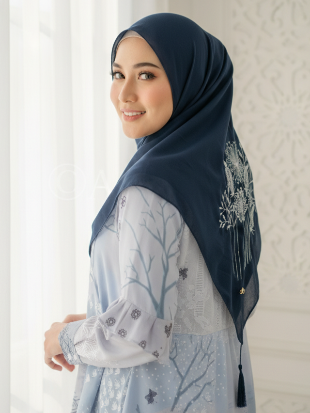 Hampers Embroidered Scarf