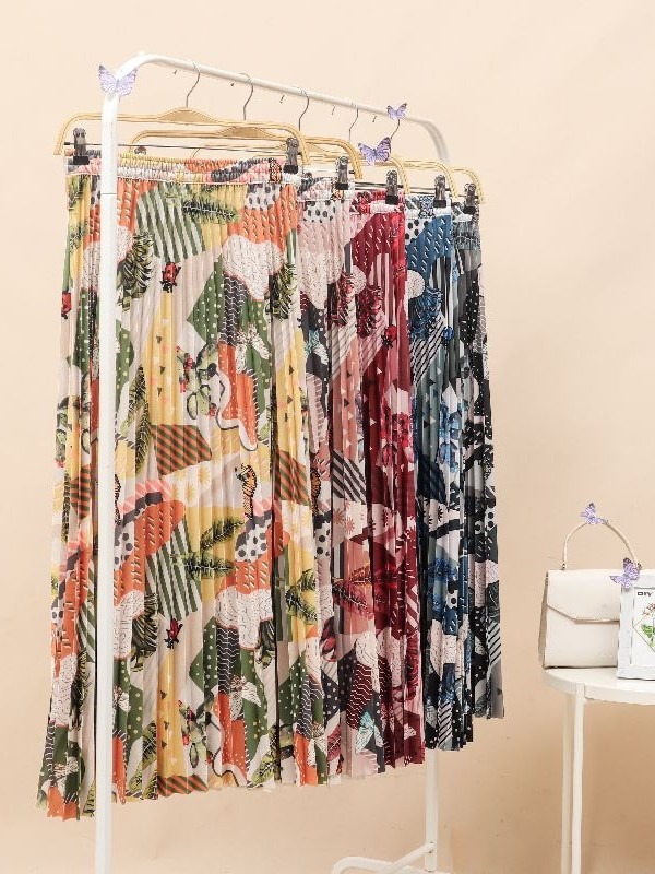 Butterfly Pleated Skirt