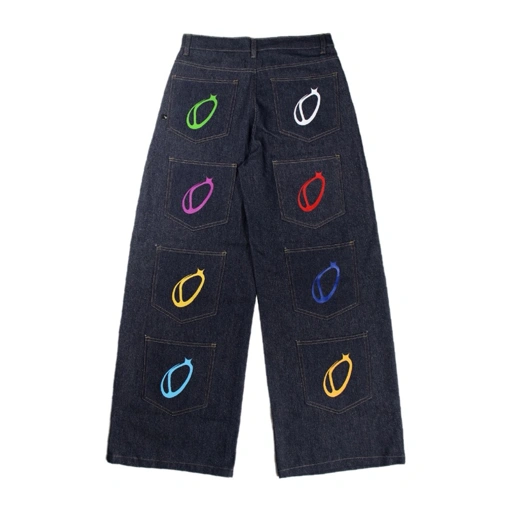 Image of DEMOAN - SPAM POCKET BAGGY JEANS | RAW DENIM
