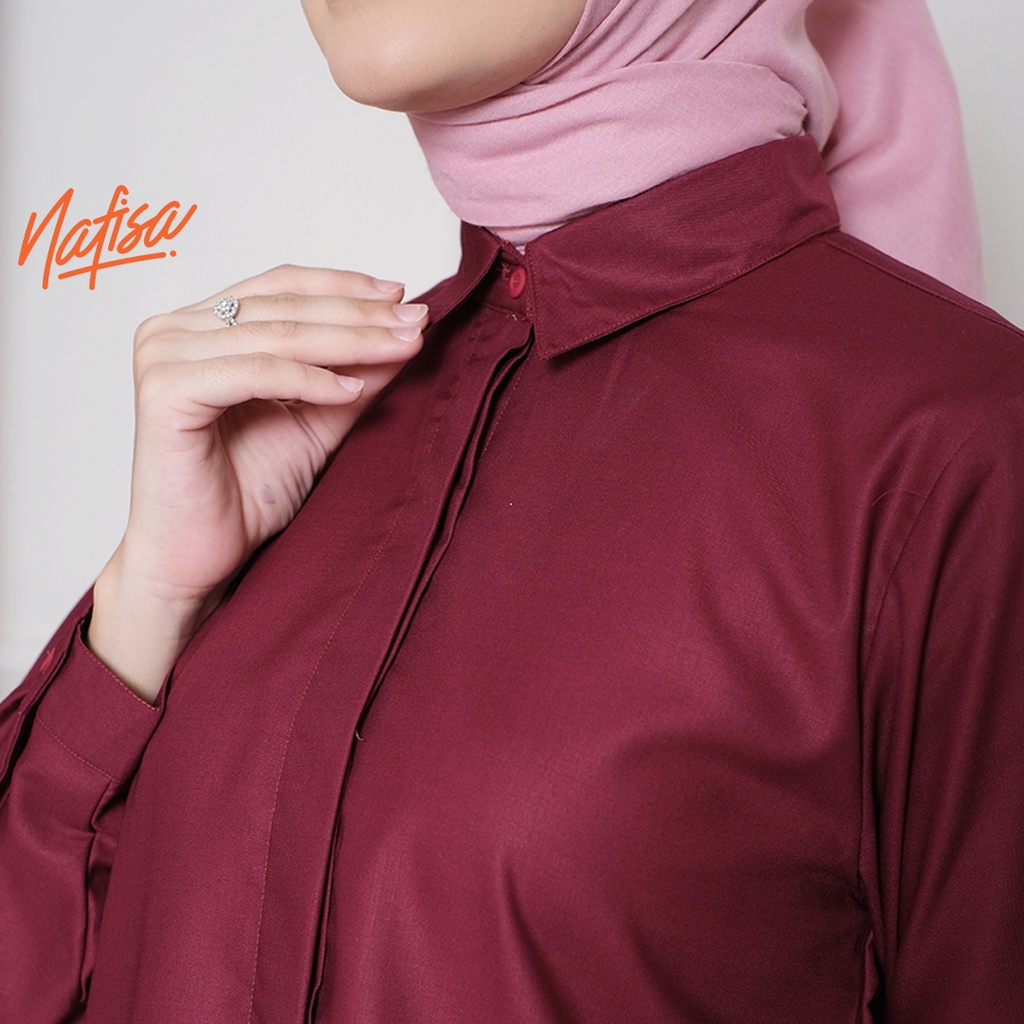 Nafisa Defect Sale - Tunik Fleksibel Day Kemeja Tunik Day to Day Toyobo Grade B