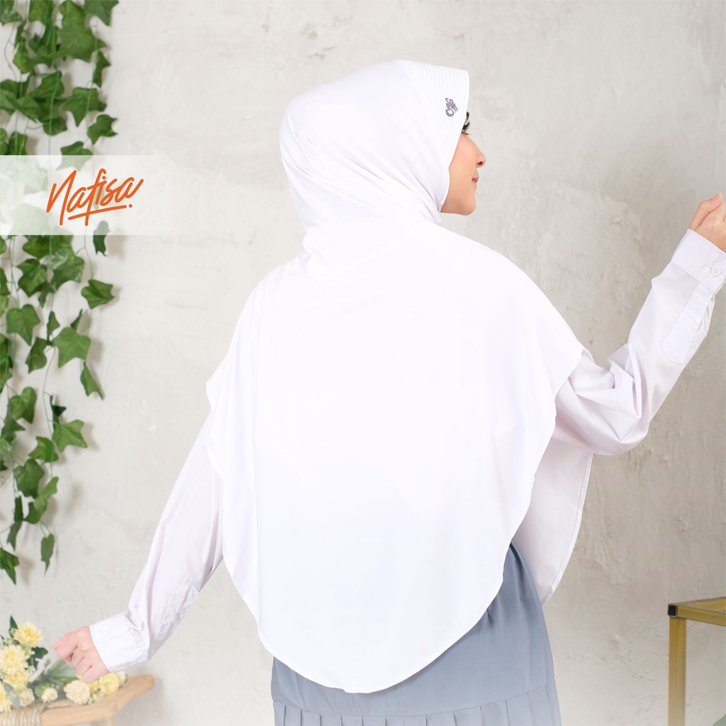 Nafisa Rafika Raniah - Jilbab Anak Sekolah Hijab Tali Ukuran Lengkap (SD-SMA)