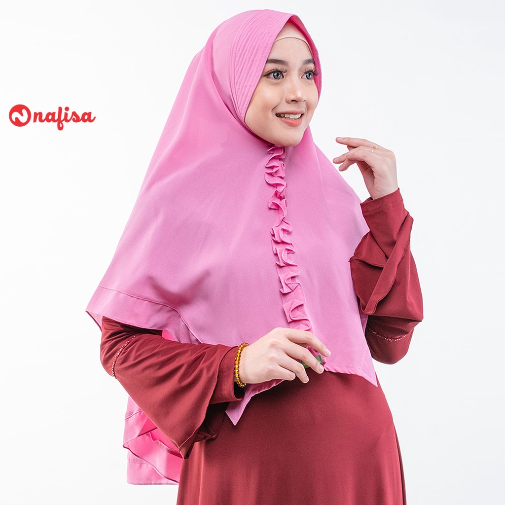 Nafisa Feyza Alsava | Jilbab Bergo Dewasa Bahan Woven
