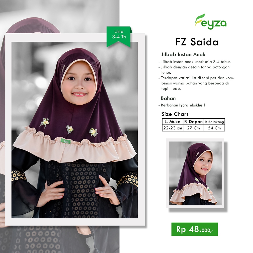 Nafisa Feyza Saida - Jilbab instan anak