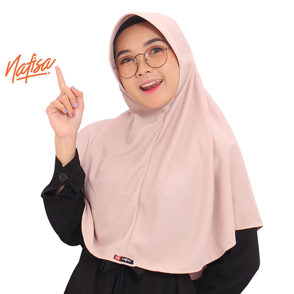 Nafisa Hijab Santai - Jilbab Instan Serut Kaos - Kerudung bergo simple