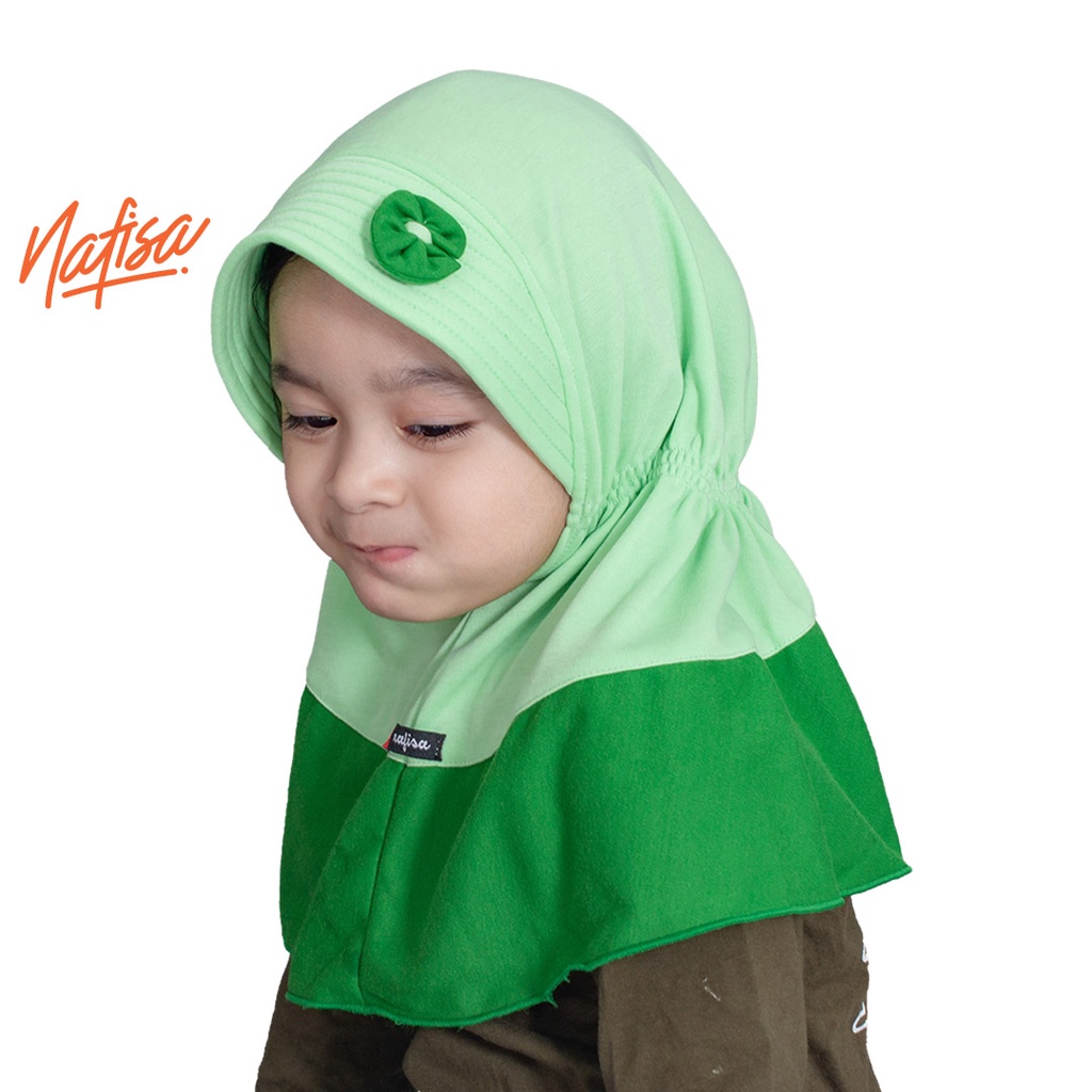 Nafisa Kids Lucy Vilneria - Hijab Instan Anak - Jilbab Bergo Anak Lucu