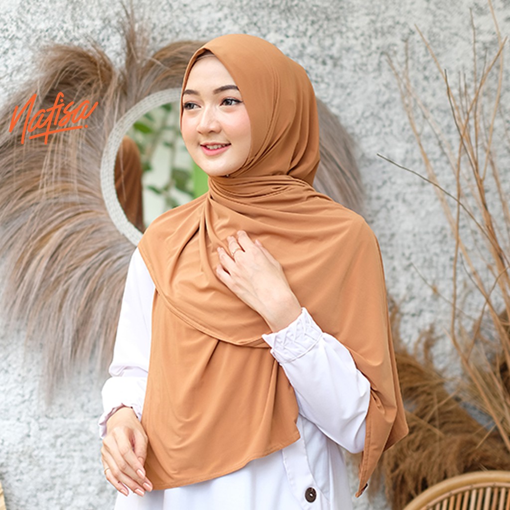 Nafisa Dieva Instan Pashmina | Hijab Pashmina Jilbab Segipanjang Instan Tali