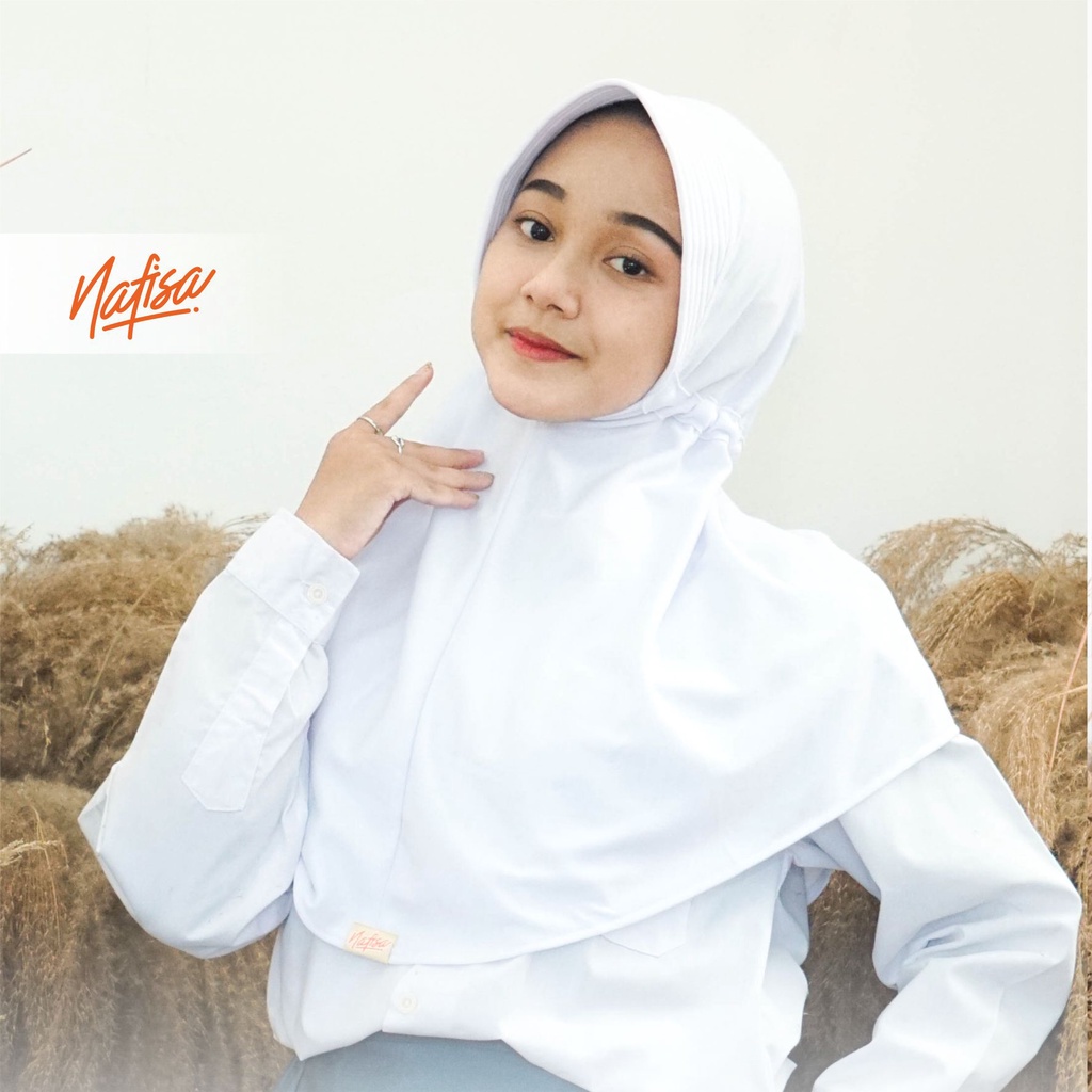 Nafisa Hijab School Ventura - Jilbab Anak Sekolah Hijab Sekolah Kaos Size Lengkap SD-SMA