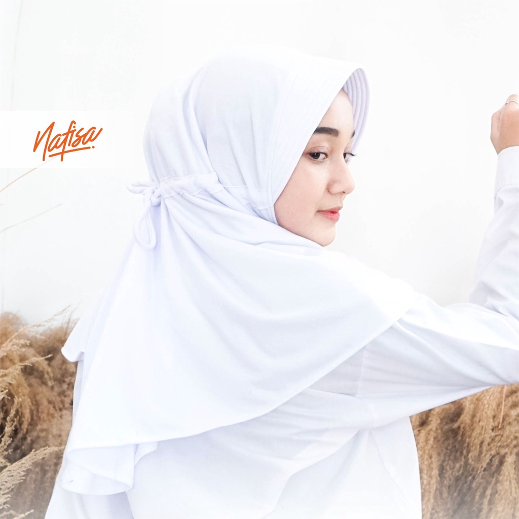 Nafisa Hijab School Ventura - Jilbab Anak Sekolah Hijab Sekolah Kaos Size Lengkap SD-SMA
