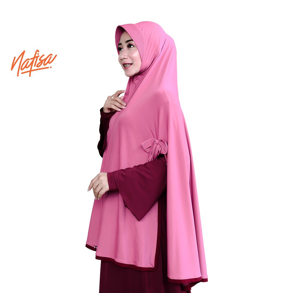 Nafisa Bahiriya Yess - Khimar Instan Syar'i Jilbab Instan Bergo Jumbo Premium