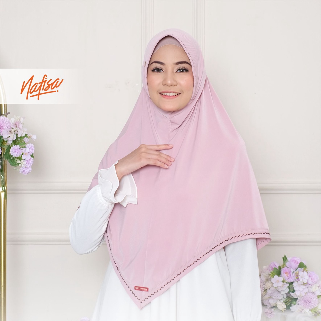 Nafisa Belvana - Jilbab Instan Jumbo Syar'i (Size L & XL)