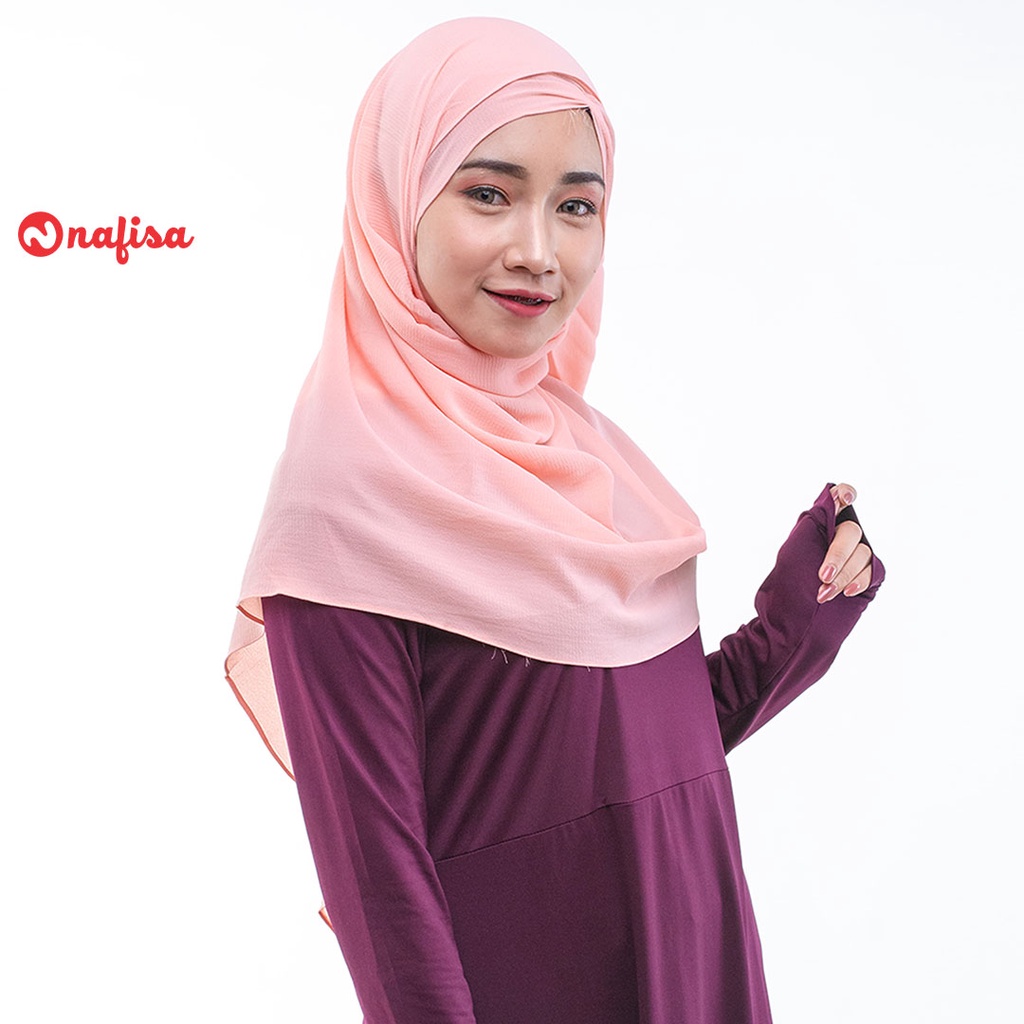Nafisa Feyza Pastan Edeline | Pashmina Instan Dewasa Bahan Woven Diamond Crepe