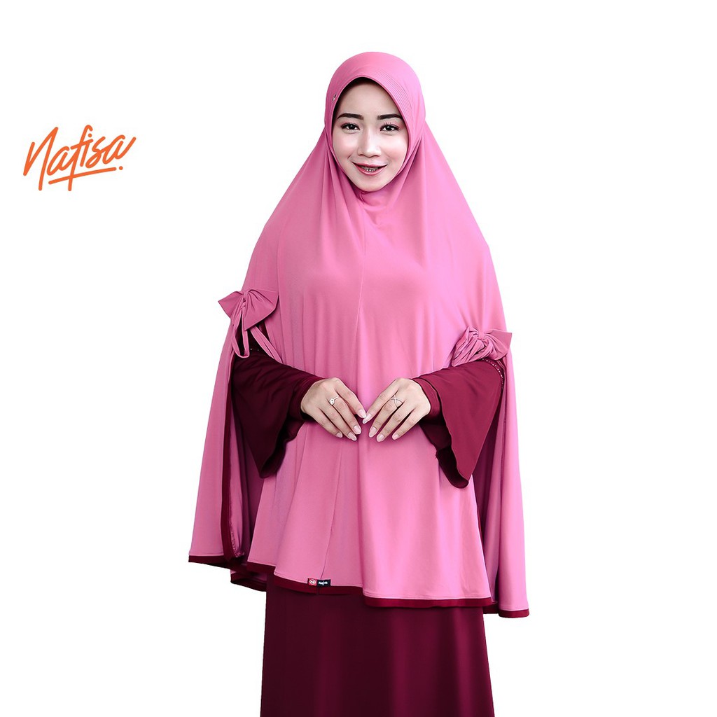 Nafisa Bahiriya Yess - Khimar Instan Syar'i Jilbab Instan Bergo Jumbo Premium