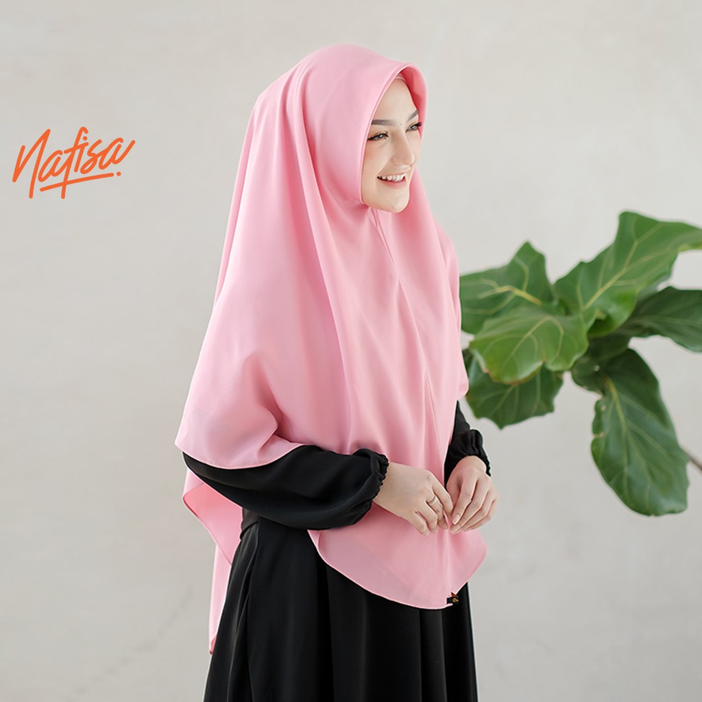 Nafisa Celestine - Hijab Bergo Non pad Syar'i - Jilbab Bergo Double Layer