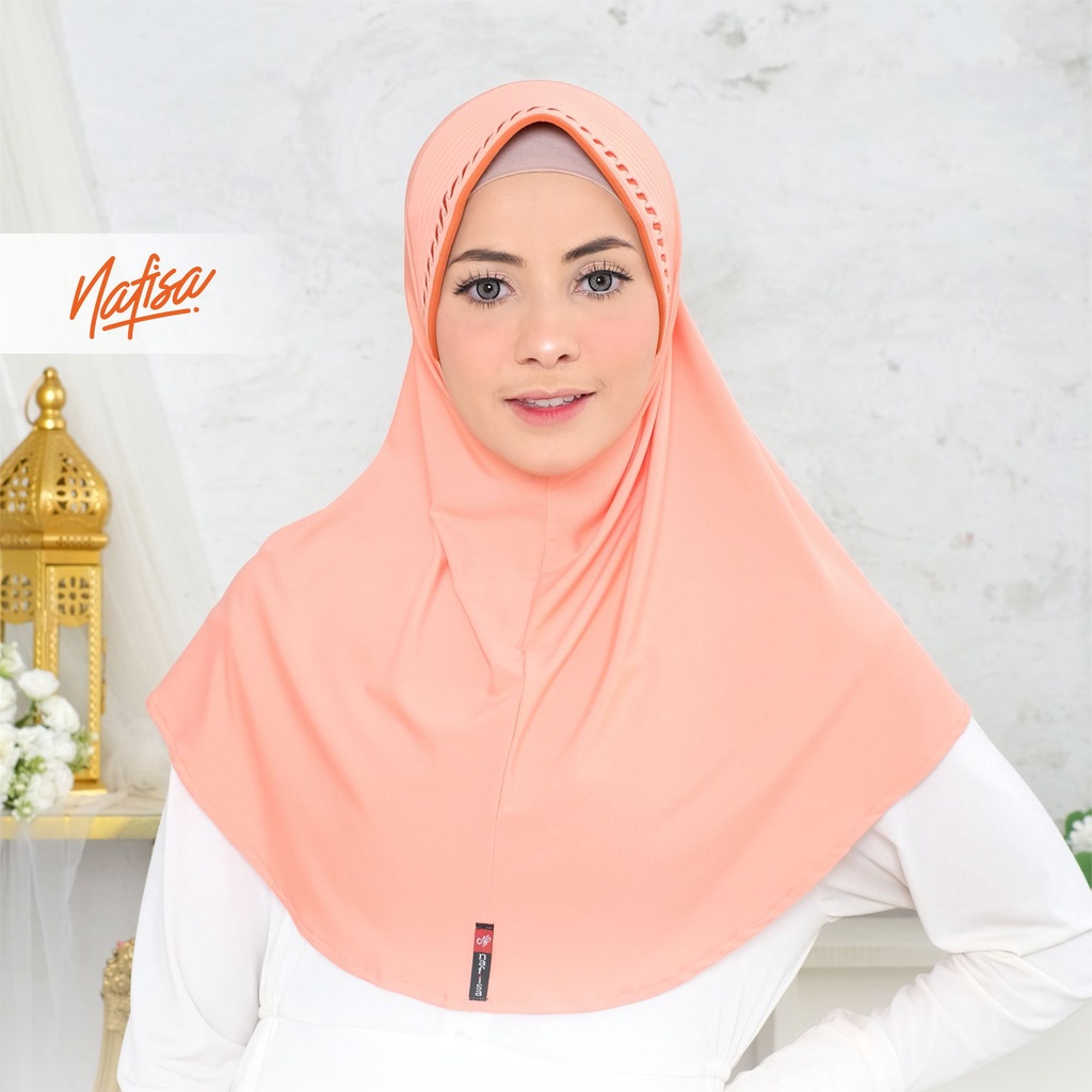 Nafisa Minang Bordir - Hijab Instan Bergo