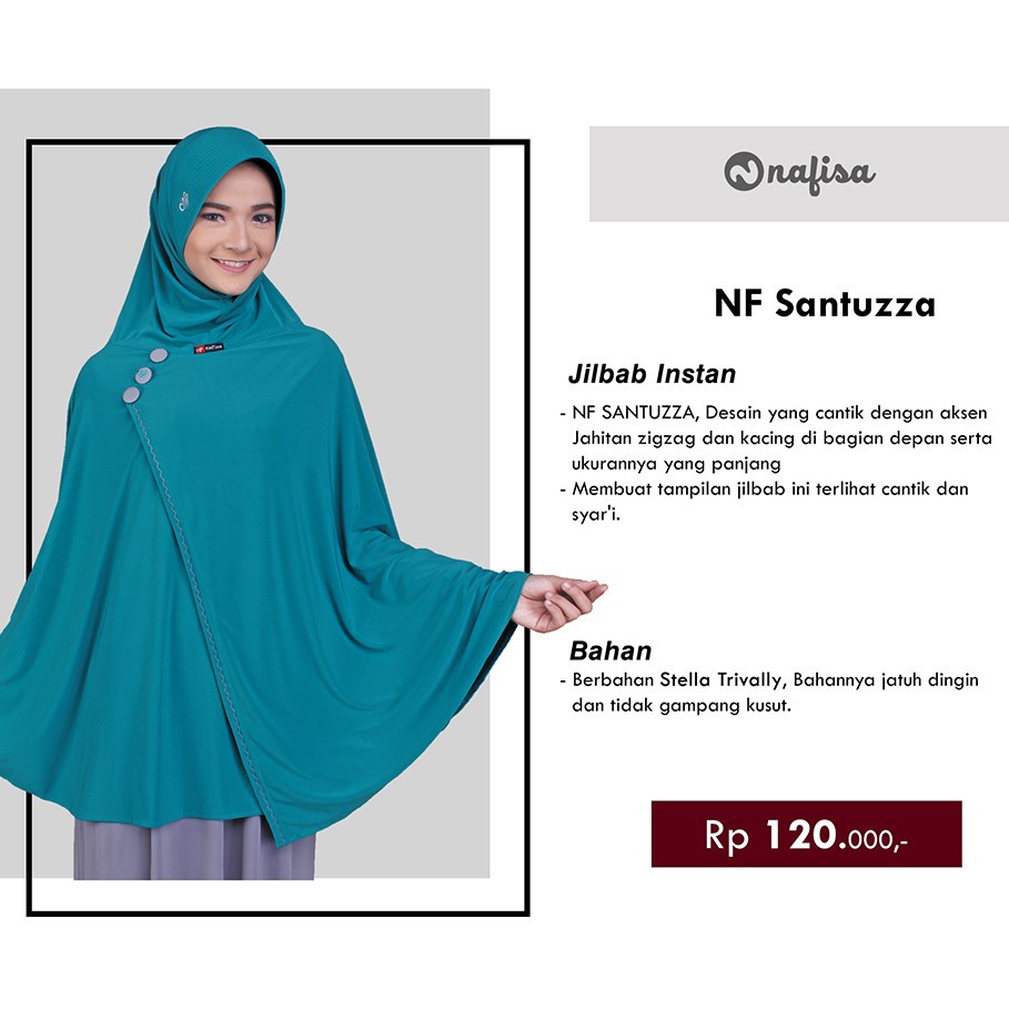 Nafisa Santuzza - Jilbab Instan Bergo Syar'i