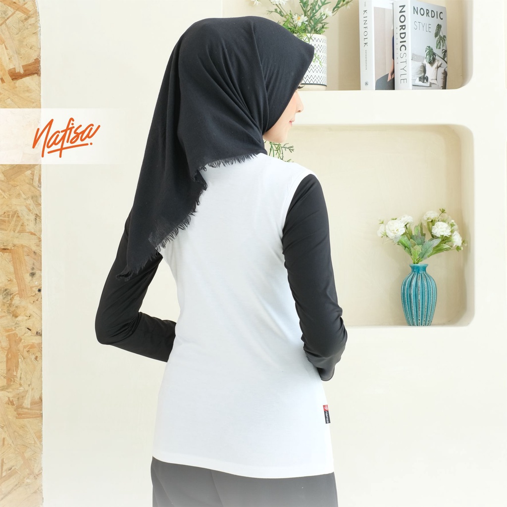 Nafisa Manset Agata - Dalaman Tanpa Lengan Manset Buntung Inner Baju Size Lengkap