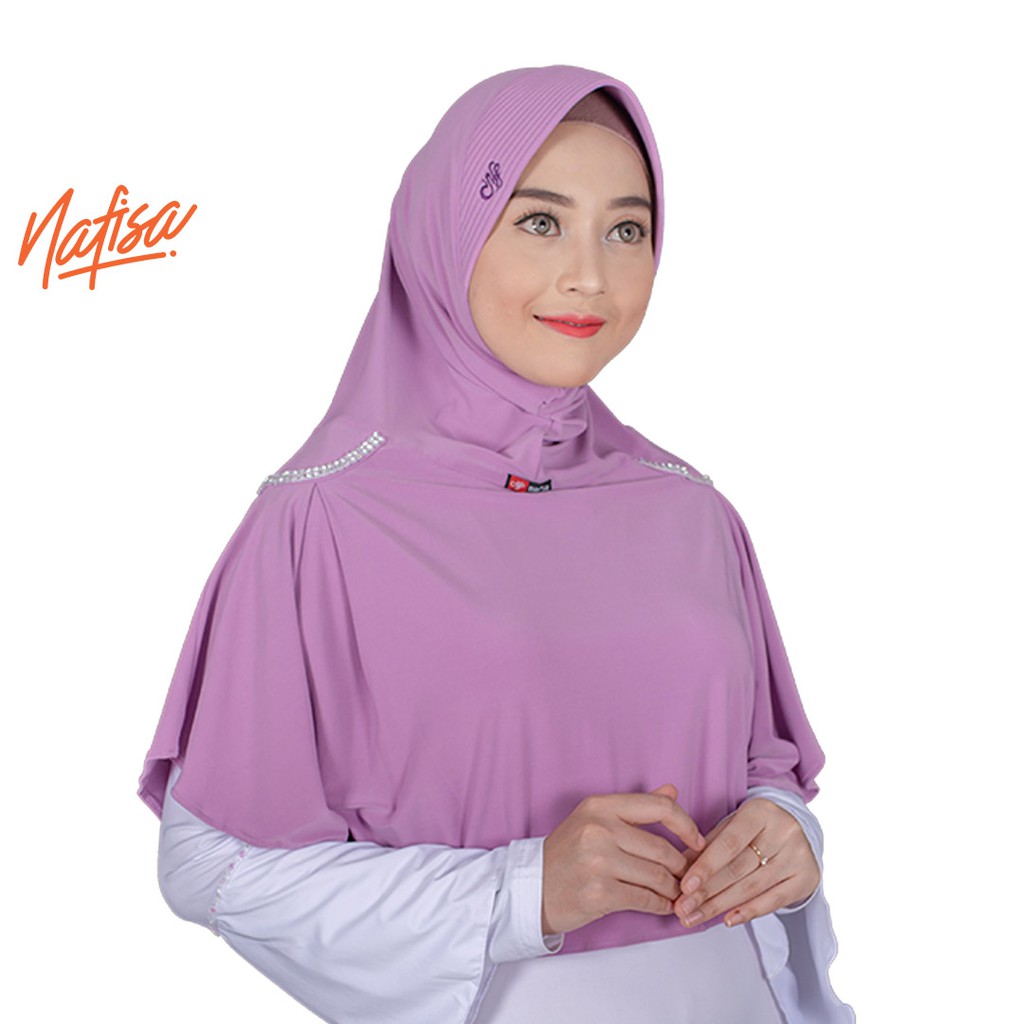 Nafisa Amira - Jilbab Instan Bergo - Hijab Instan Pet Swarosky