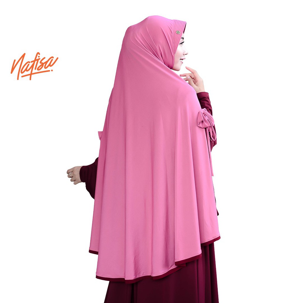 Nafisa Bahiriya Yess - Khimar Instan Syar'i Jilbab Instan Bergo Jumbo Premium
