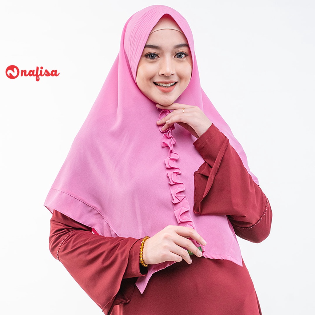 Nafisa Feyza Alsava | Jilbab Bergo Dewasa Bahan Woven