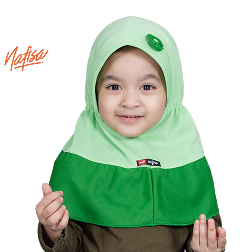 Nafisa Kids Lucy Vilneria - Hijab Instan Anak - Jilbab Bergo Anak Lucu