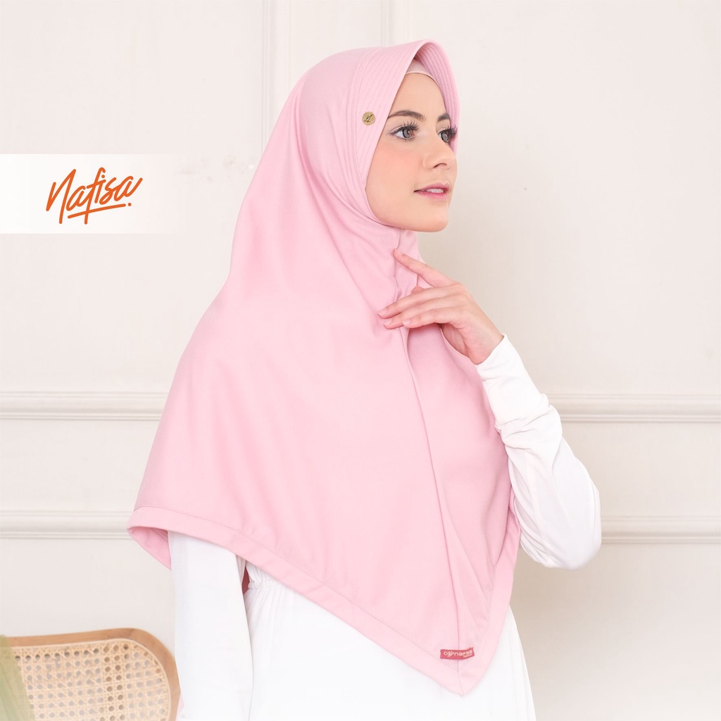 Nafisa Belvana Reguler - Jilbab Instan Jumbo Syar'i Size Lengkap