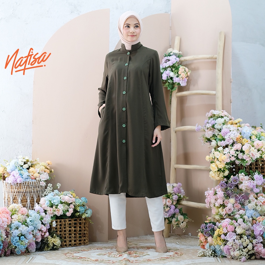 Nafisa Amasya - Tunik Atasan Wanita Outer Muslimah Premium