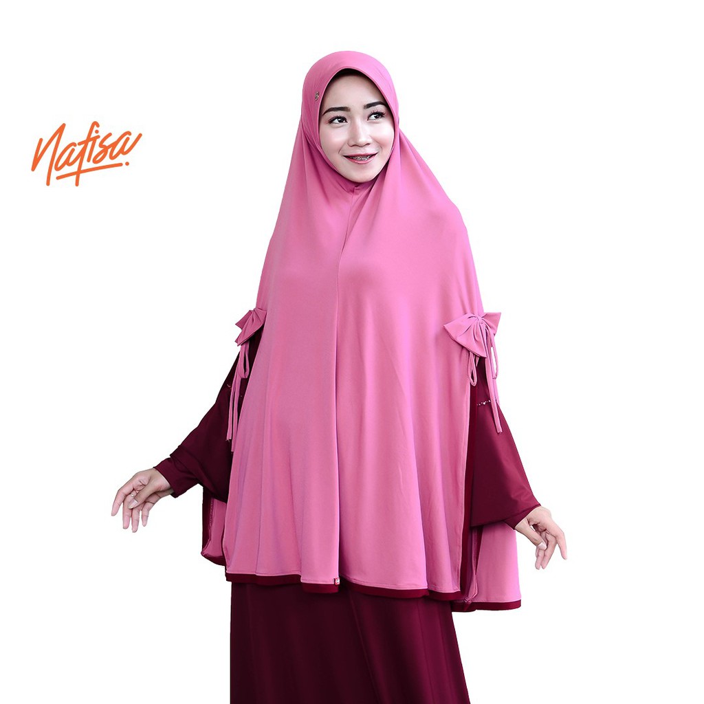 Nafisa Bahiriya Yess - Khimar Instan Syar'i Jilbab Instan Bergo Jumbo Premium