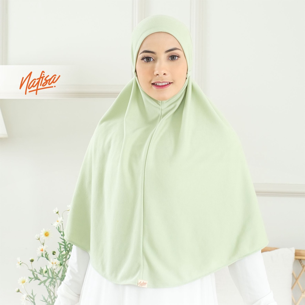 Nafisa Hijab At Home Premium - Kerudung Instan Kaos Tali Kekinian