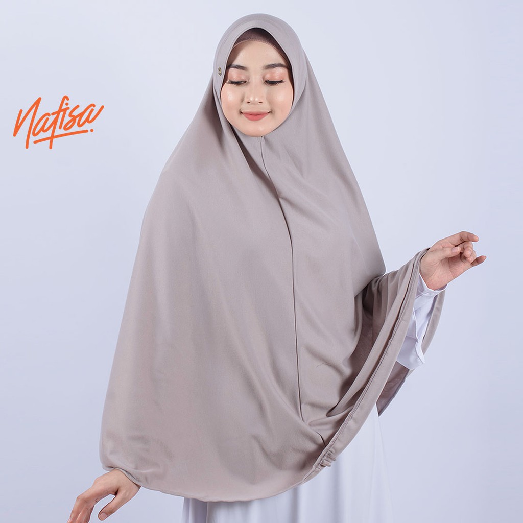Nafisa Asha Reguler - Hijab Instan Bergo Kaos Simple Syar'i