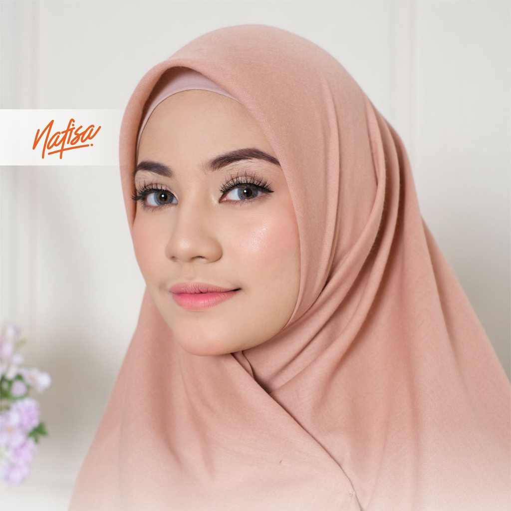 Nafisa Scarf Allura Segiempat Jumbo | Jilbab Segiempat size M, L, XL | Hijab Segiempat Syar'i