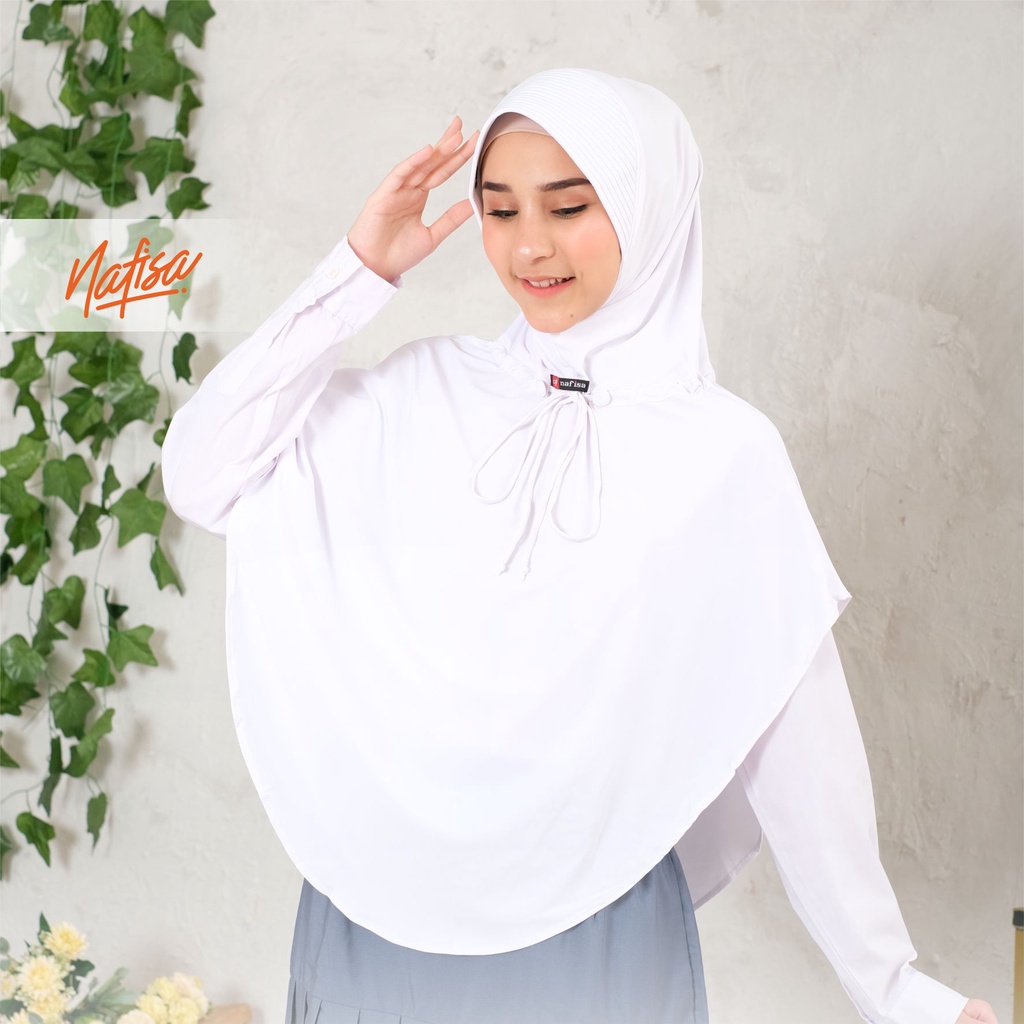 Nafisa Rafika Raniah - Jilbab Anak Sekolah Hijab Tali Ukuran Lengkap (SD-SMA)