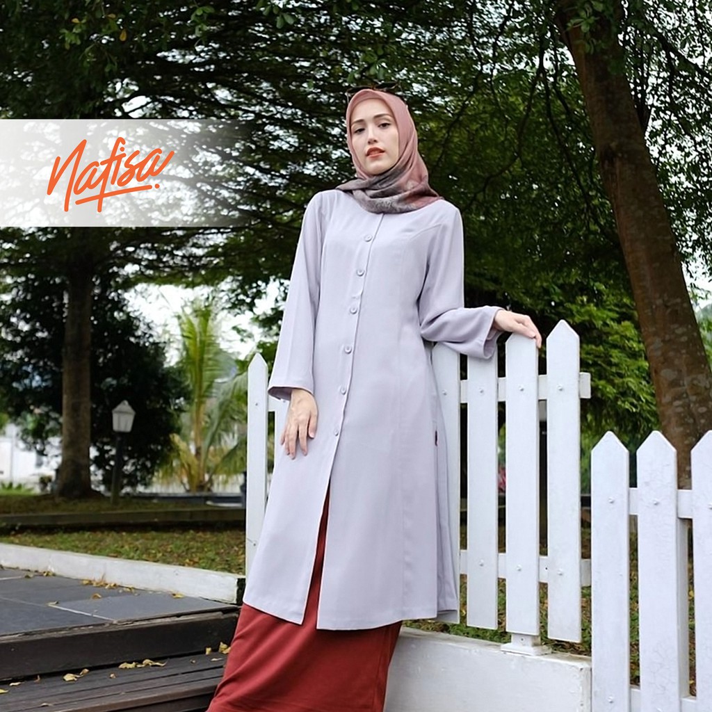 Nafisa Amasya - Tunik Atasan Wanita Outer Muslimah Premium