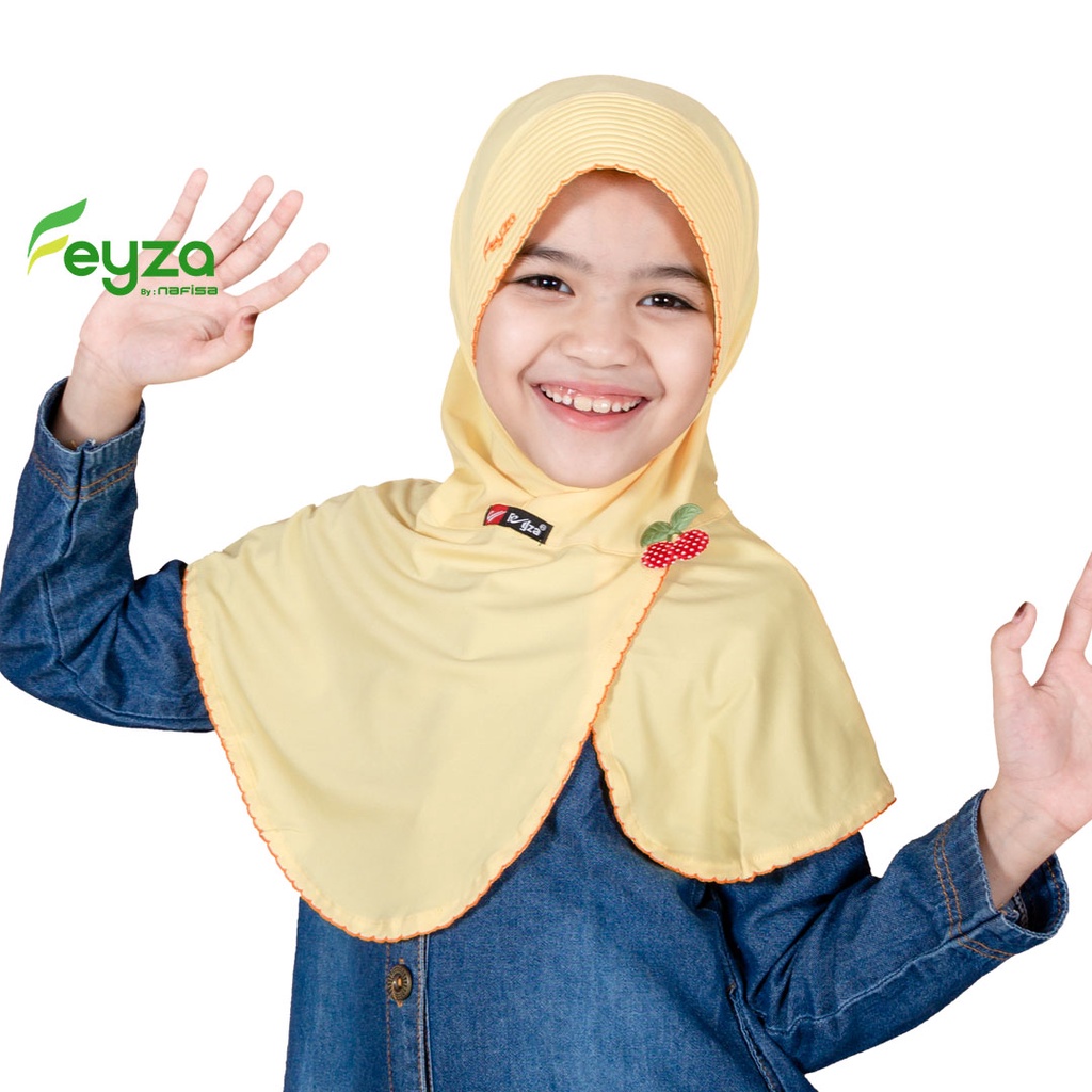 Nafisa Feyza Nuria - Jilbab Instan Bergo Anak Lucu Usia 3-4 tahun
